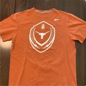 Nike University of Texas Longhorns Short Sleeve Tee Shirt Burnt Orange Size XL